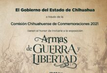 Invita Secretaría de Cultura a la exposición Armas de Guerra y Libertad en Casa Chihuahua