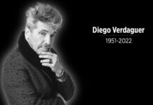 MUERE EL CANTANTE DIEGO VERDAGUER A CONSECUENCIAS DE COVID
