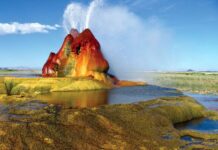Fly Geyser, un espectacular géiser multicolor en Nevada