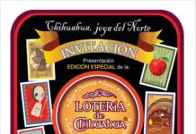 PRESENTAN LA LOTERIA DE CHIHUAHUA DISEÑADA POR ENRIQUE ZARATE