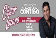 César Lozano presenta: Conferencia «Por el placer de vivir mi reencuentro contigo»