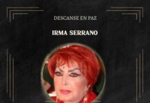 Fallece la Actriz Irma Serrano