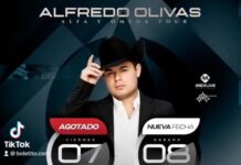DEBIDO A LA RESPUESTA DEL PUBLICO ANUNCIAN SEGUNDA FECHA EN LA PRESENTACION DE ALFREDITO OLIVAS