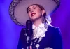 Nora González, la cantante que se encargo de abrir el concierto de Elefante en el Teatro del Pueblo