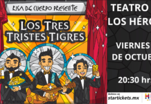 Los Tres Tristes Tigres vuelven a Chihuahua con su singular show ‘Risa de cuerpo presente’ y traen un nuevo integrante