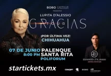 Lupita D´alessio llega a Chihuahua con su concierto para agadecer sus 50 años de carrera