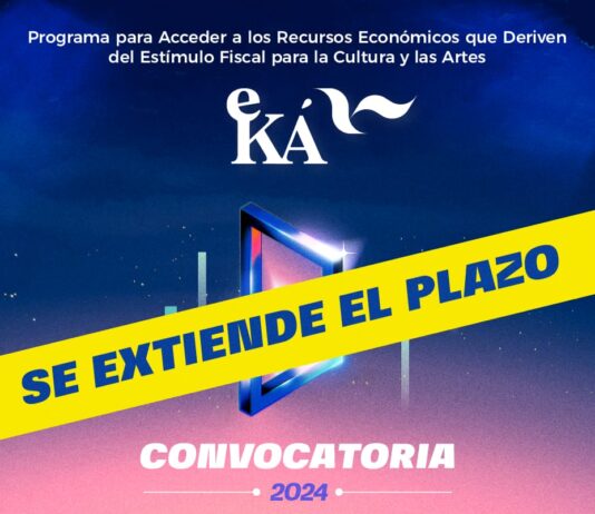 Extienden plazo de la convocatoria de Estímulos Fiscales para la Cultura y las Artes “Eká”