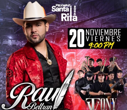 Raúl Beltrán llega al Palenque de la Feria de Santa Rita este 20 de noviembre